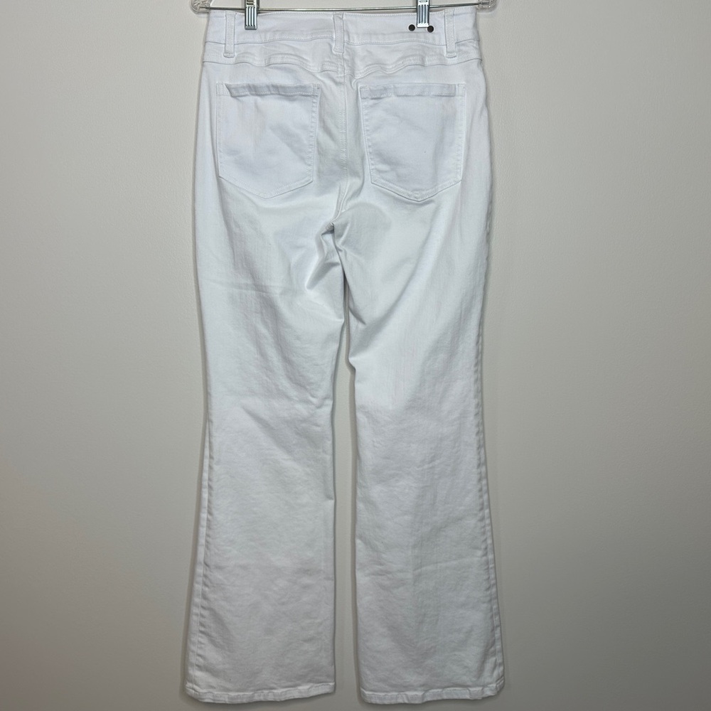 CAbi White Trouser Jeans | #5880 Slight Flare - Picture 7 of 15